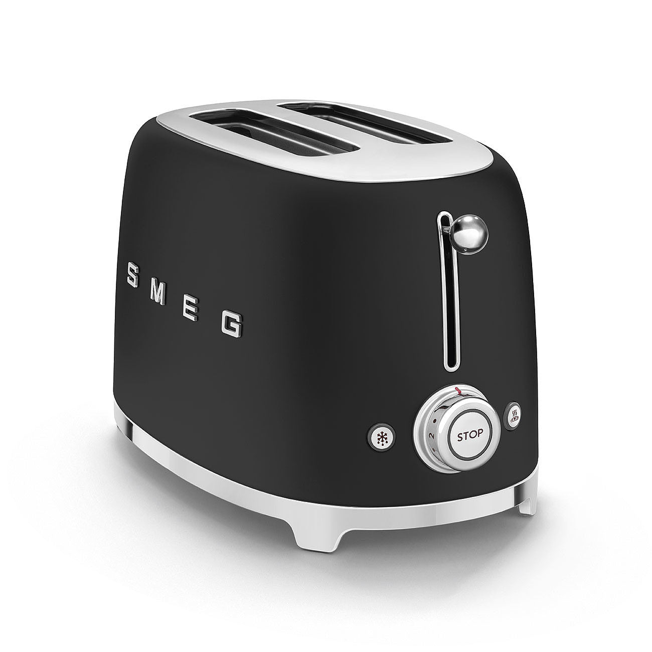 SMEG 2X2 EKMEK KIZARTMA MAT BLACK TSF01BLMEU