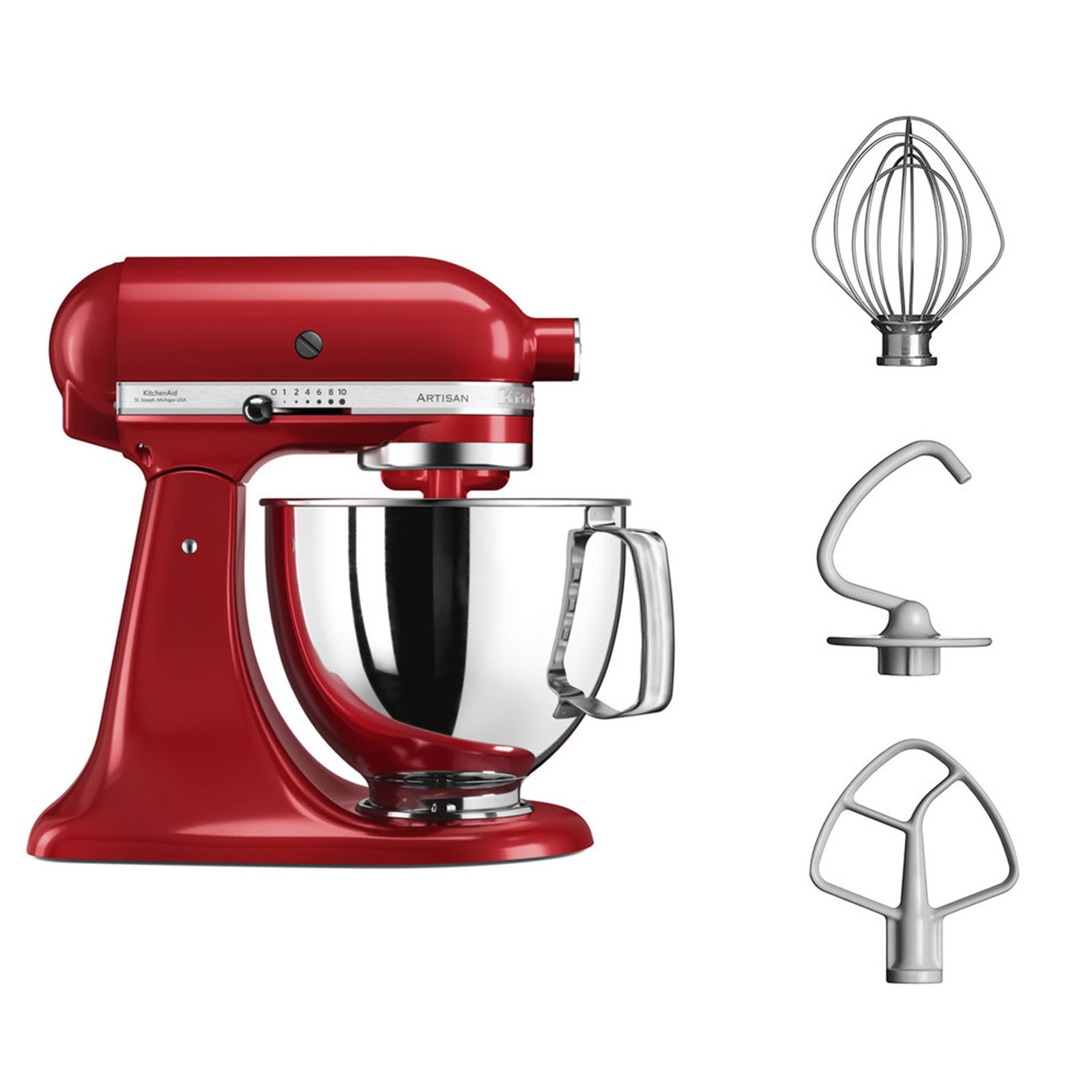 Kitchenaid Stand Mikser Empire Red 4,8 L 5KSM125EER | Jumbo