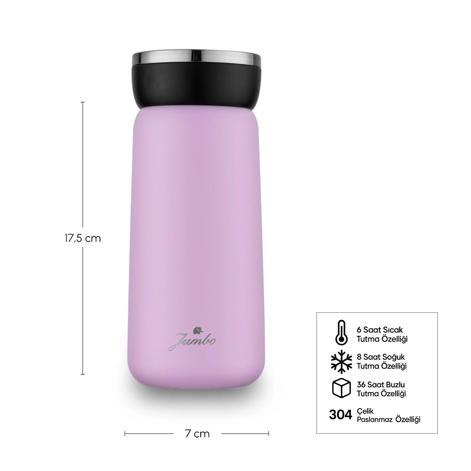 Jumbo Joy Termos Pembe 350 ml