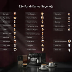 Karaca Hatır Perfetto Espresso ve Türk Kahve Makinesi İnox & 4 Adet Türk Kahve Fincanı Hediyeli