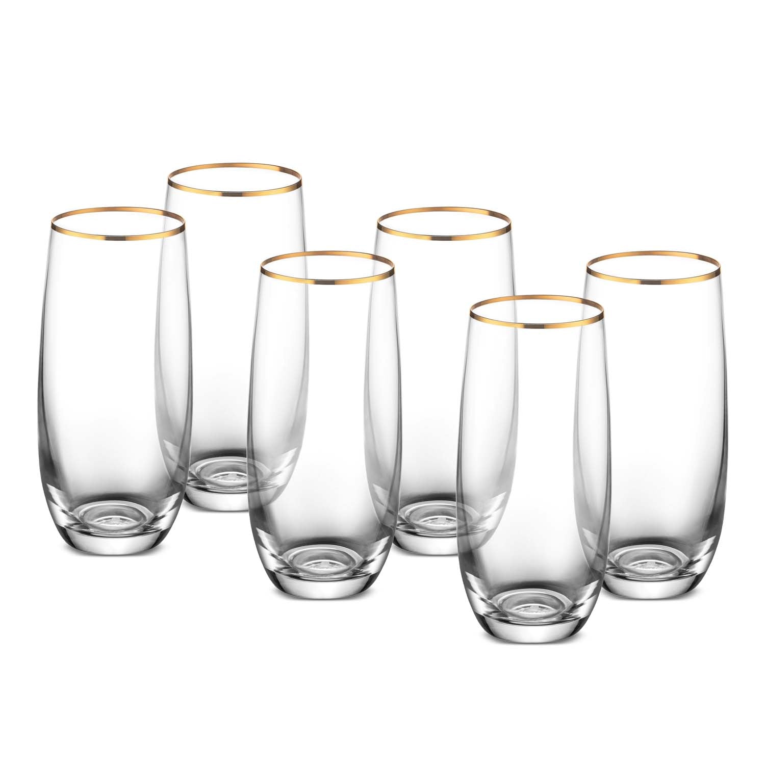 Jumbo Olivia Gold 6'lı Meşrubat Bardağı