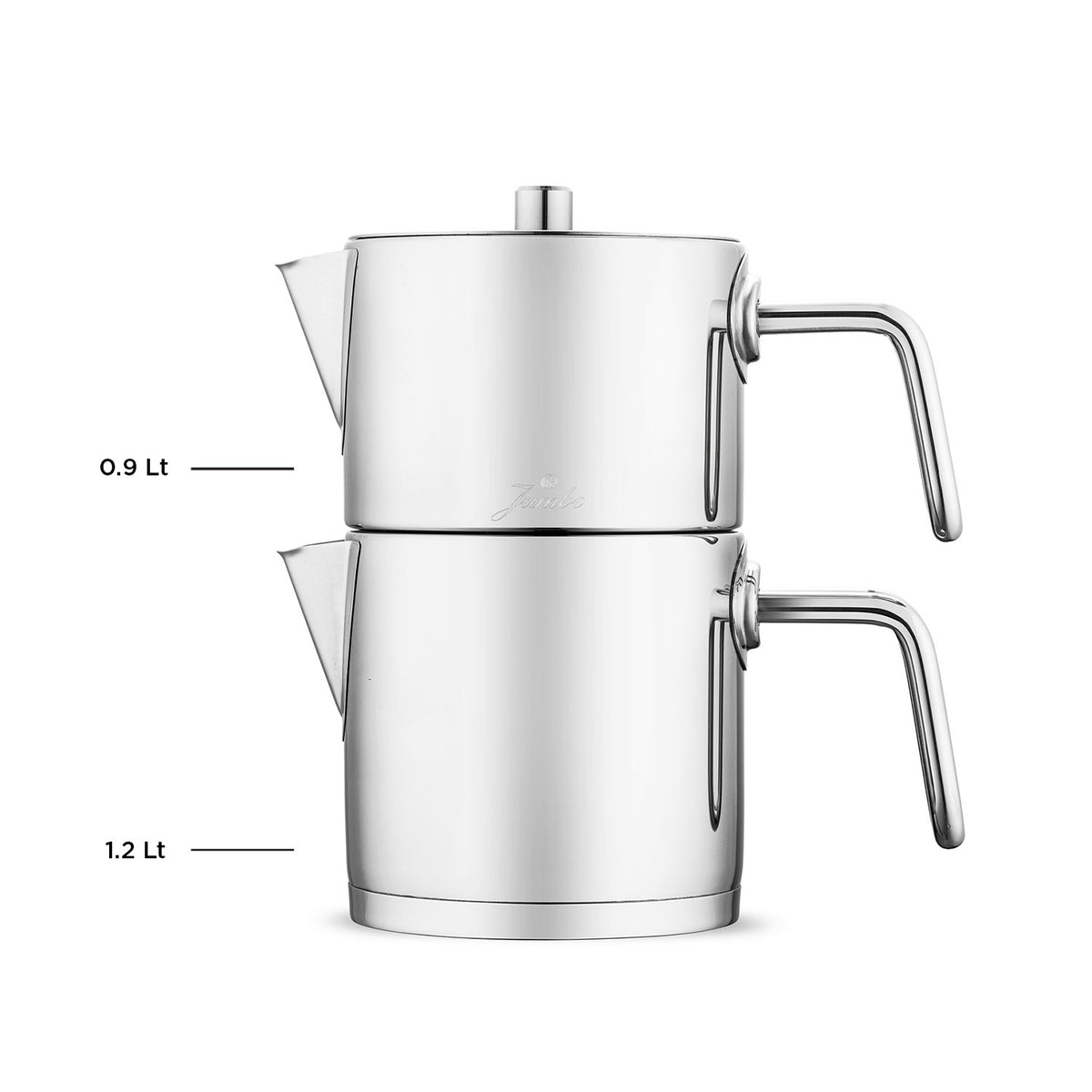 Jumbo Metalix Midi Full Metal İndüksiyon Tabanlı Çaydanlık