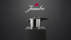 Jumbo Prime Master İndüksiyon Tabanlı Çelik Düdüklü Tencere Seti  4+6 Litre