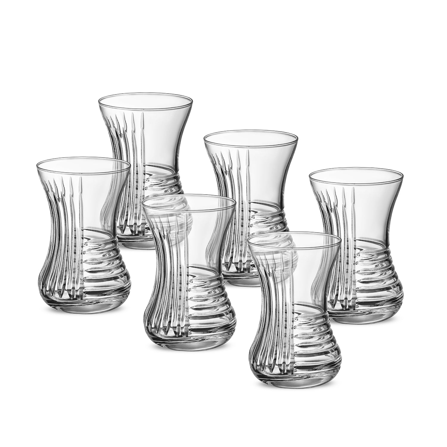 Jumbo Solo 6'lı Çay Bardağı