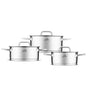 Jumbo New Assos 6 Parça Çelik Midi Tencere Seti