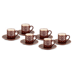 Jumbo Stellar 6 Kişilik Kahve Fincan Takımı