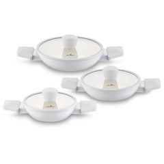 Jumbo Swiss Crystal  6 Parça Light Grey Sahan Seti