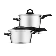 Jumbo Procook 4+6 Litre Paslanmaz Çelik Düdüklü Tencere Seti