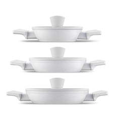 Jumbo Swiss Crystal  6 Parça Light Grey Sahan Seti