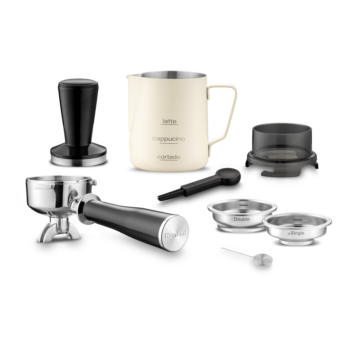 Jumbo x Homend 5'li Vintage Premium Set (Espresso Kahve Makinesi + Blender + Stand Mikser + Su Isıtıcı + Tost Makinesi)