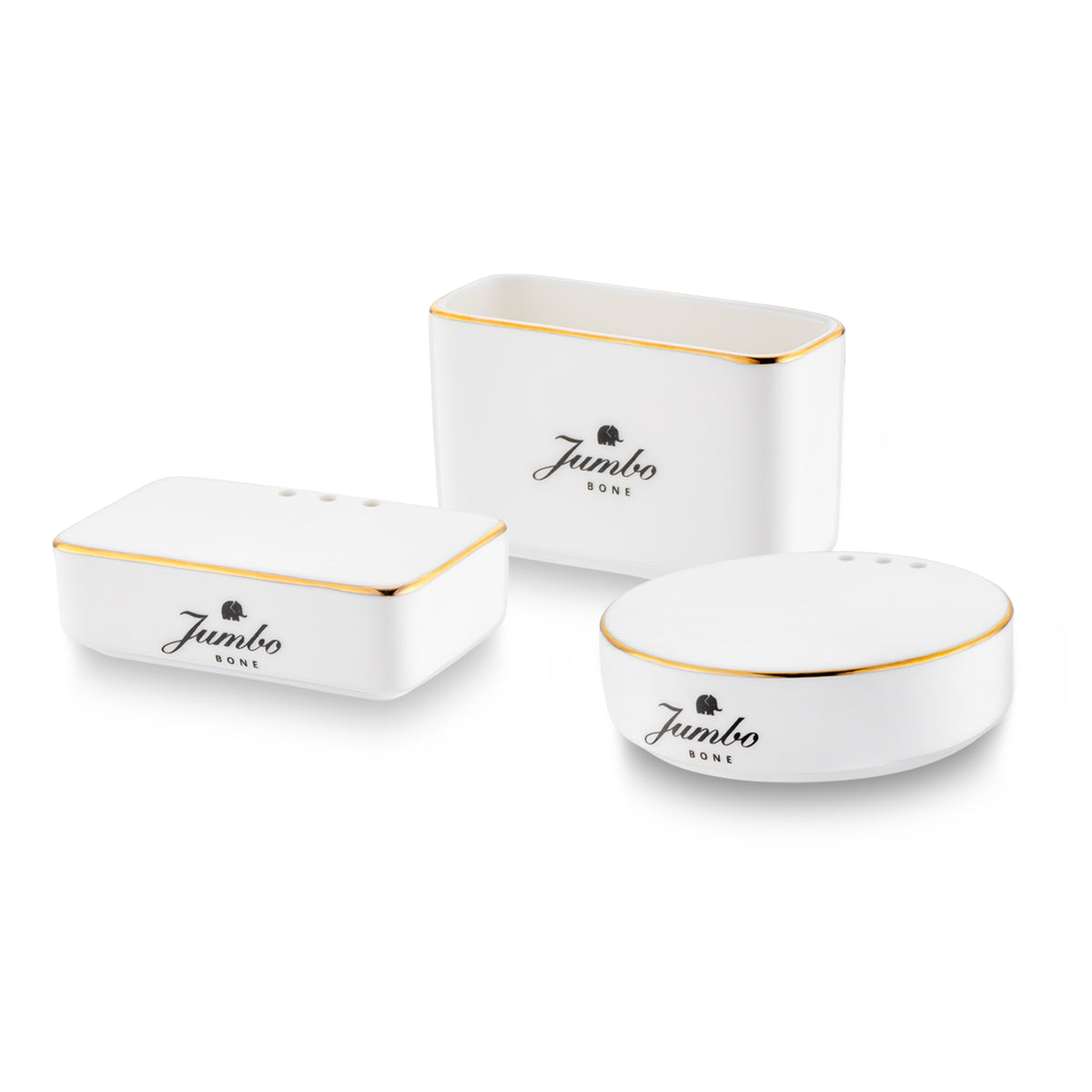 Jumbo Simple 59 Parça 12 Kişilik Yemek Takımı Gold