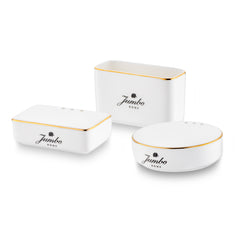 Jumbo Simple 59 Parça 12 Kişilik Yemek Takımı Gold